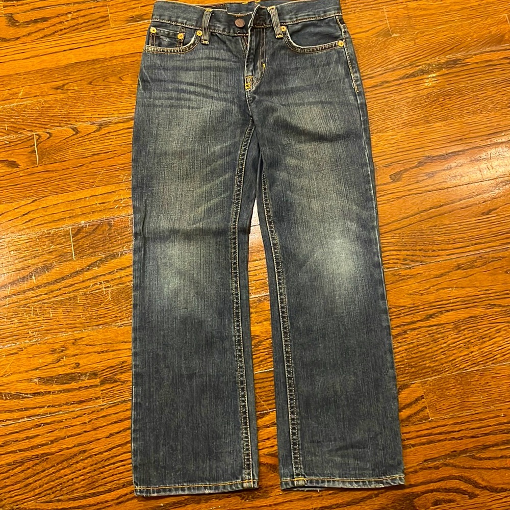 Polo Ralph Lauren Boys Size 8 Straight Leg Jeans Blue washed